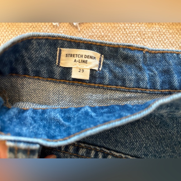 Madewell A-Line Denim Skirt Size 29 - Picture 10 of 14
